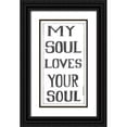 thumbnail image 1 of Shamp, Cindy 19x32 Black Ornate Wood Framed with Double Matting Museum Art Print Titled - My Soul, 1 of 4