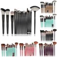 thumbnail image 4 of 18-Piece Professional Makeup Brush Set with Fan Brush - Synthetic Fiber Bristles, Plastic Handles, 1# Model - Versatile Tools for Personal & Pro Use, Includes Powder Brush & Assorted Sizes (2#-7#, 4 of 4