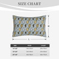 thumbnail image 4 of Honeii Lightning Bolts Pattern Decorative Throw Pillow Case - Elevate Your Couch, Sofa, or Bed with Stylish Home Decor(No pillow core)-14"x20", 4 of 6