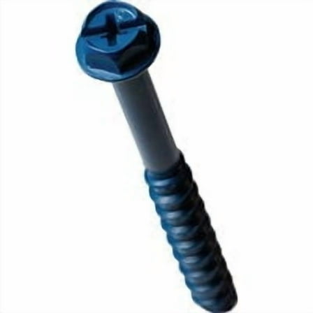 Simpson TNT25234H 1/4 x2-3/4  Hex Head Titen Turbo Concrete Screws 100-Pk