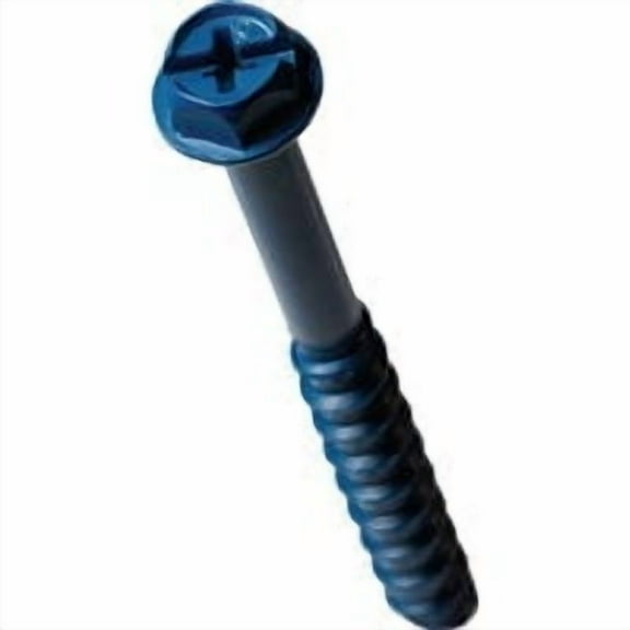 Simpson TNT25234H 1/4 x2-3/4  Hex Head Titen Turbo Concrete Screws 100-Pk