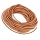 thumbnail image 4 of Cordón de cuero redondo de 10 m, cordón de cuero, correa de cuero, hilos de cordón para joyería 2.5mm, 4 of 6