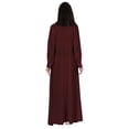 thumbnail image 4 of Bimba Women Islamic Prayer Dress With Hijab Cuff Sleeves Traditional Muslim Abaya Dresses, 4 of 7