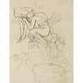 thumbnail image 2 of Alphonse Mucha 12x14 Black Ornate Wood Framed Double Matted Museum Art Print Titled: Witches (C.1897), 2 of 5