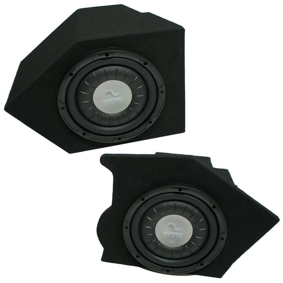 93-02 Pontiac Firebird Coupe Rear Pocket Harmony F104 Dual 10" Sub Box Enclosure