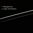 thumbnail image 4 of 18Gague Pure Silver Sterling Wire 999 Sterling Silver Wire 1.64 Feet Round Craft Wire, 4 of 8