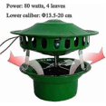 thumbnail image 3 of Electric Chimney Fan for BBQ Hut Fireplace Thermo Stove Wood Oven - 80W, 3 of 5