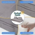 thumbnail image 5 of Ulax Furniture Kids and Toddler Play Couch, Convertible Folding Sofa, Durable Foam Modular Design, 5 of 8