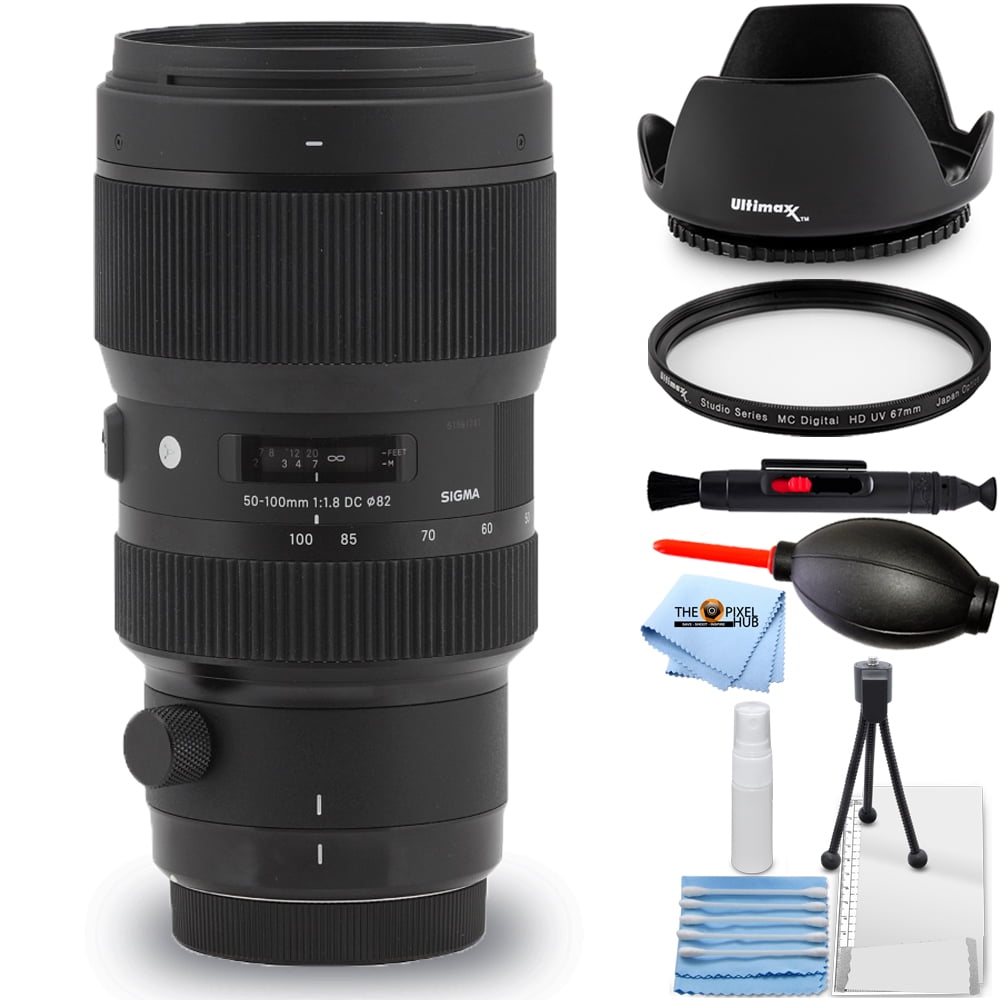 Sigma 50 100mm F 1 8 Dc Hsm Art Lens For Nikon F Essential Bundle With Tulip Hood Lens Uv Filter Cleaning Pen Blower Microfiber Cloth And Cleaning Kit Walmart Com Walmart Com