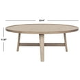 thumbnail image 4 of SAFAVIEH Malone Retro Mid Century Round Coffee Table, Light Oak, 4 of 7