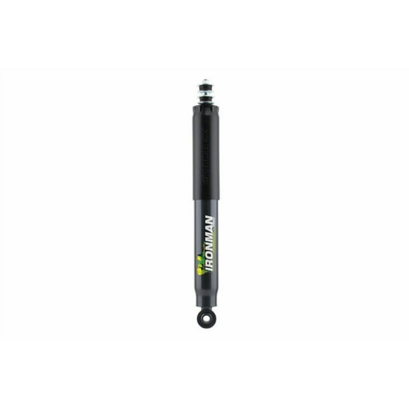 Ironman 4x4 Shock Absorber 45682FEC Pro; Nitrogen Gas Charged; Without Reservoir; 4 Year Warranty; Non Adjustable Valving; With Black Boot; White Shock Body; Single
