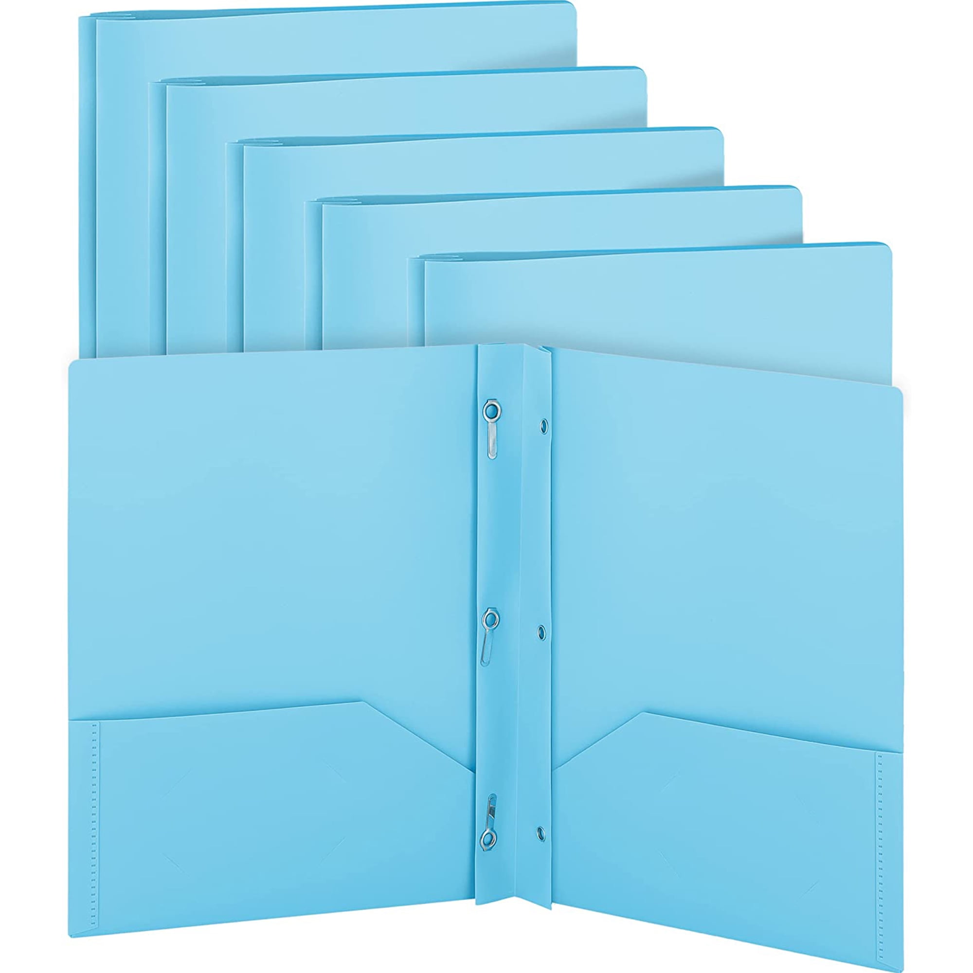 Enday Folders with Pockets and Prongs 2 Pocket Portfolio Folder for
