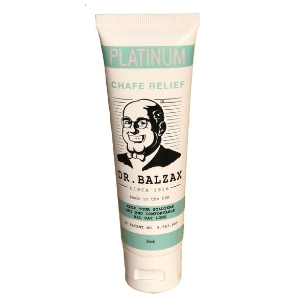 Dr Balzax Platinum; Anti Chafing Cream. Body Hot Spot Chafe Prevention. Trusted Protection