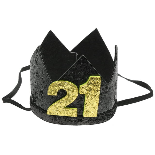 Weiweiguan 1PC Birthday Party Hat Party Decorative Tiara Crown Eye-Catching Hat Crown