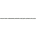 thumbnail image 3 of FJC Finejewelers 14k White Gold Singapore Chain Necklace, 3 of 6