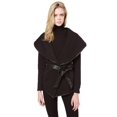 thumbnail image 1 of FashionOutfit Women's Casual Quilted Leather Biding Open Front Lapel Jacket, 1 of 4