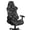 Black Music Note, variant on FUIALDOLG Red Love Gaming Chair Covers with Armrest Cover Stretch Waterproof Office Chair Cover with Zipper Universal Elastic Rotating Boss Chair Seat Covers Stain Resistant