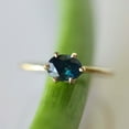 thumbnail image 2 of HeartsAndYou 1ct Natural Blue Sapphire Ring 6 Prong Solitaire 100% REAL 14k SOLID Yellow Gold, 2 of 8