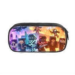 Minecraft Pencil Case Vertical square stationery case Polyester gaming peripheral pencil case fgy169