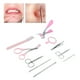 thumbnail image 1 of Tiradoras de Cejas Trimmer, Extracto de Acné Auricador de Acero inoxidable Cejas de Cejas Kit de Peluquería Para Pestas Portátiles para Mujeres para viajar en Casa, 1 of 7