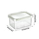 thumbnail image 3 of Juego de 5 recipientes herméticos para almacenar alimentos | Botes de plástico transparente para organizar la despensa | Recipientes apilables para granos, harina, azúcar y refrigerios con tapas, 3 of 3