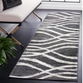 thumbnail image 3 of SAFAVIEH Adirondack Isidor Geometric Swirls Runner Rug, Charcoal/Ivory, 2'6" x 22', 3 of 12
