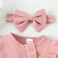 thumbnail image 5 of Coerni Baby Girl Clothes Fall Winter Outfits Toddler Long Sleeve Romper Jumpsuit Bodysuit Cute New Born Clothes for Girl, 5 of 9