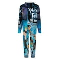 thumbnail image 5 of Phineas And Ferb Unisex Onesie Pajamas Zipper Jumpsuit Hooded One Piece Sleepwear for Family Mens Womens, 5 of 8