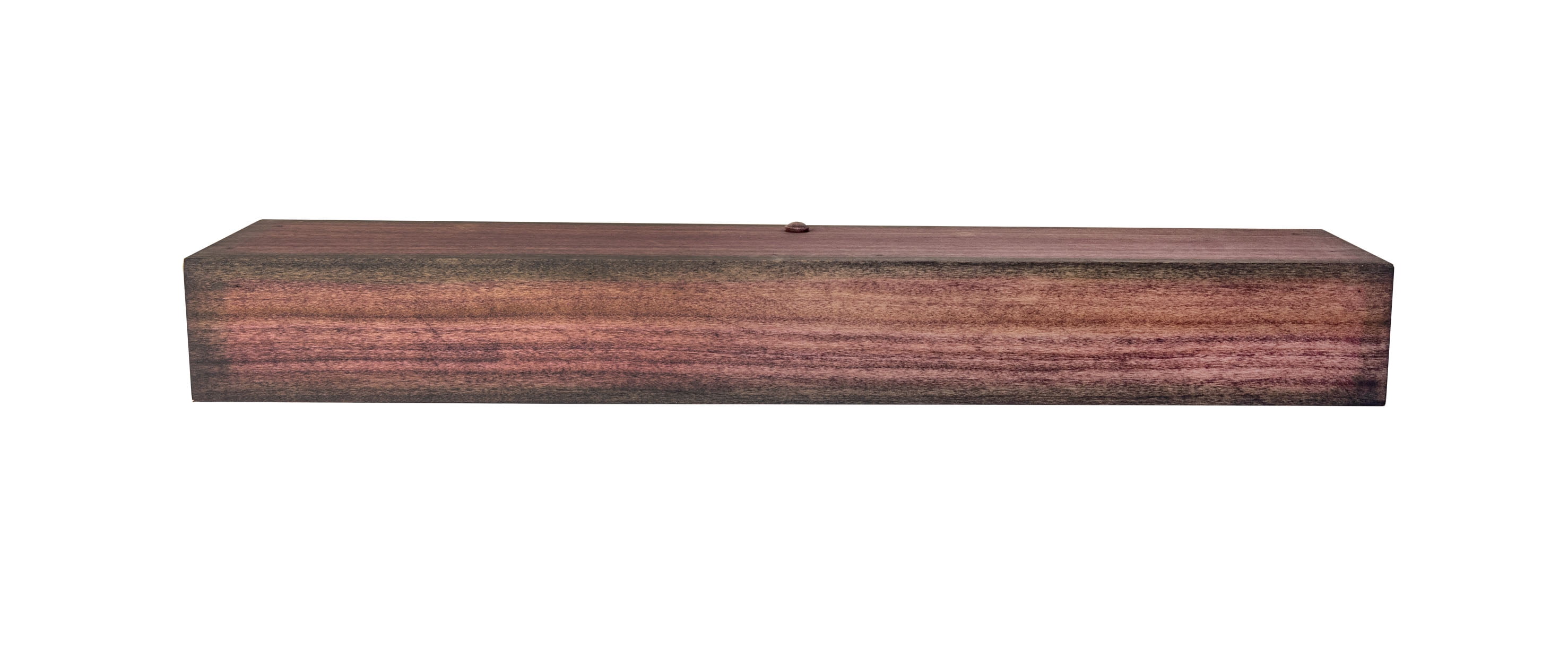 Rayne Poplar Floating Shelf 56x4x4in Black Cherry