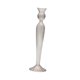 thumbnail image 4 of Candelabro cónico de vidrio, decoración de mesa, rayas verticales de 3,1x10,6 pulgadas, para centro de mesa de centro, multifuncional Rosa claro, 4 of 9
