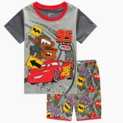 Enfants garçons vêtements tenues bébé pyjamas été coton à manches courtes hauts pyjamas Pijamas ensemble dessin animé Spiderman vêtements de nuit pour enfants