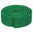 thumbnail image 1 of Uxcell Polyester Taekwondo Colored Ranking Belt For Practitioners Green 1.57"x5.9', 1 of 5