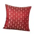 thumbnail image 2 of Funda de almohada cuadrada de 45,7 x 45,7 cm para sofá, cómoda y moderna. Rojo, 2 of 9