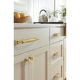 thumbnail image 2 of Amerock Maymont 3-3/4 inch (96mm) Center-to-Center Rectangle Champagne Bronze Cabinet Pull Backplate, 2 of 7