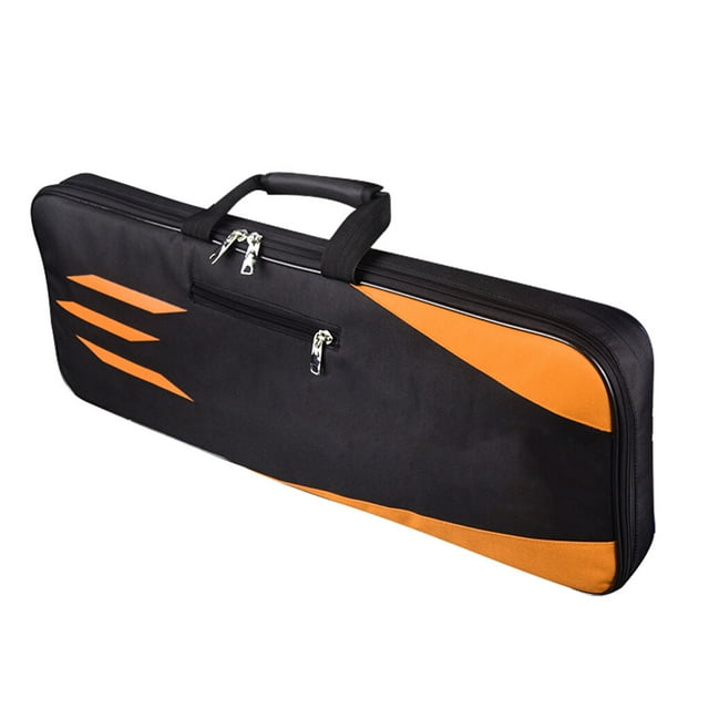 Wosthever Bolso del organizador del bolso del sostenedor del caso del para almacenar llevar tiro y tiro con Naranja
