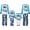 Blue Dad, variant on AIGUR Family Matching Christmas Pajama Set Christmas Pajamas for Family, Long Sleeve Snowman Print Tops Pants Set Sleepwear Loungewear