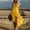 Yellow, variant on Sentmoon Sundress Resort Dress 2026 Sleeveless V Neck Regular Fit Summer Dresses for Spring Break and Trip S-3XL
