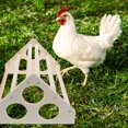 thumbnail image 2 of Wooden Chicken Stand Bar 3-hole Pet Chicken Wooden Stand Hen Standing Rack, 2 of 8