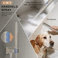 thumbnail image 4 of Shower System, Shower Faucet Set with 12-Inch Rain Showerhead and 2 in 1 Handheld Spray, Wall Mounted High-Pressure Showerhead Combo Set Included Valve and Trim, Brushed Nickel, 4 of 9
