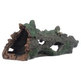 Marina Hollow Log Aquarium Ornament with Moss Cover - Walmart.com