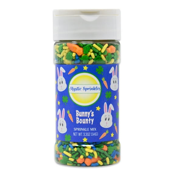 Mystic Sprinkles Bunny's Bounty Sprinkle Mix 3.3 oz Bottle