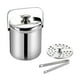 thumbnail image 1 of Ice Bucket with Lid and Tong Insulated Ice Bucket with Strainer A, 1 of 5