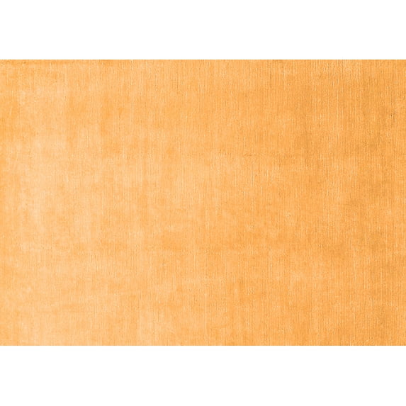 Ahgly Company Indoor Rectangle Solid Orange Modern Area Rugs, 2' x 3'