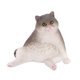 thumbnail image 2 of Figura de gato Figura de gato Simulación de artesanía de escultura Realista Estatua de gatito para cumpleaños Niños para niños Niños y niños Regalo gris, 2 of 8