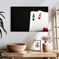 thumbnail image 3 of Elephant Stock Ace Playing Cards Wall Art - Horizontal Canvas Wall Art - Living Room Wall Decor - Photography Hobbies And Lifestyle Canvas - Black And White Decor - 24" x 16", 3 of 8