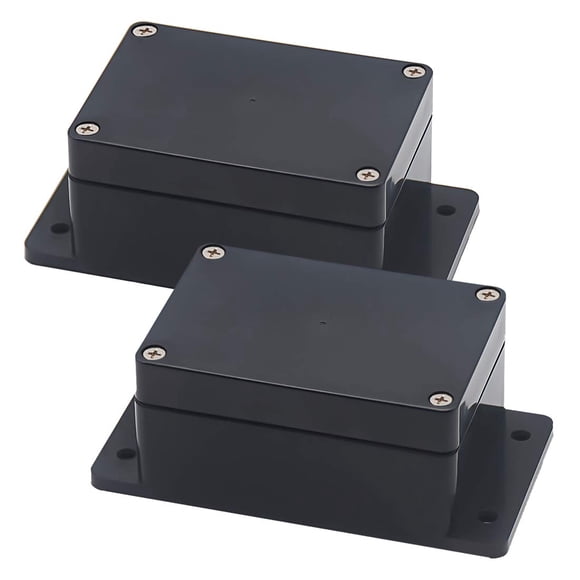 Caja de conexiones Zulkit de ABS IP65 impermeable 10 x 7 x 5 cm, paquete de 2