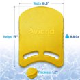 thumbnail image 4 of Pro Aviana Junior Kickboard for Kids Paddle Board Swimming Equipment, Yellow, 4 of 7