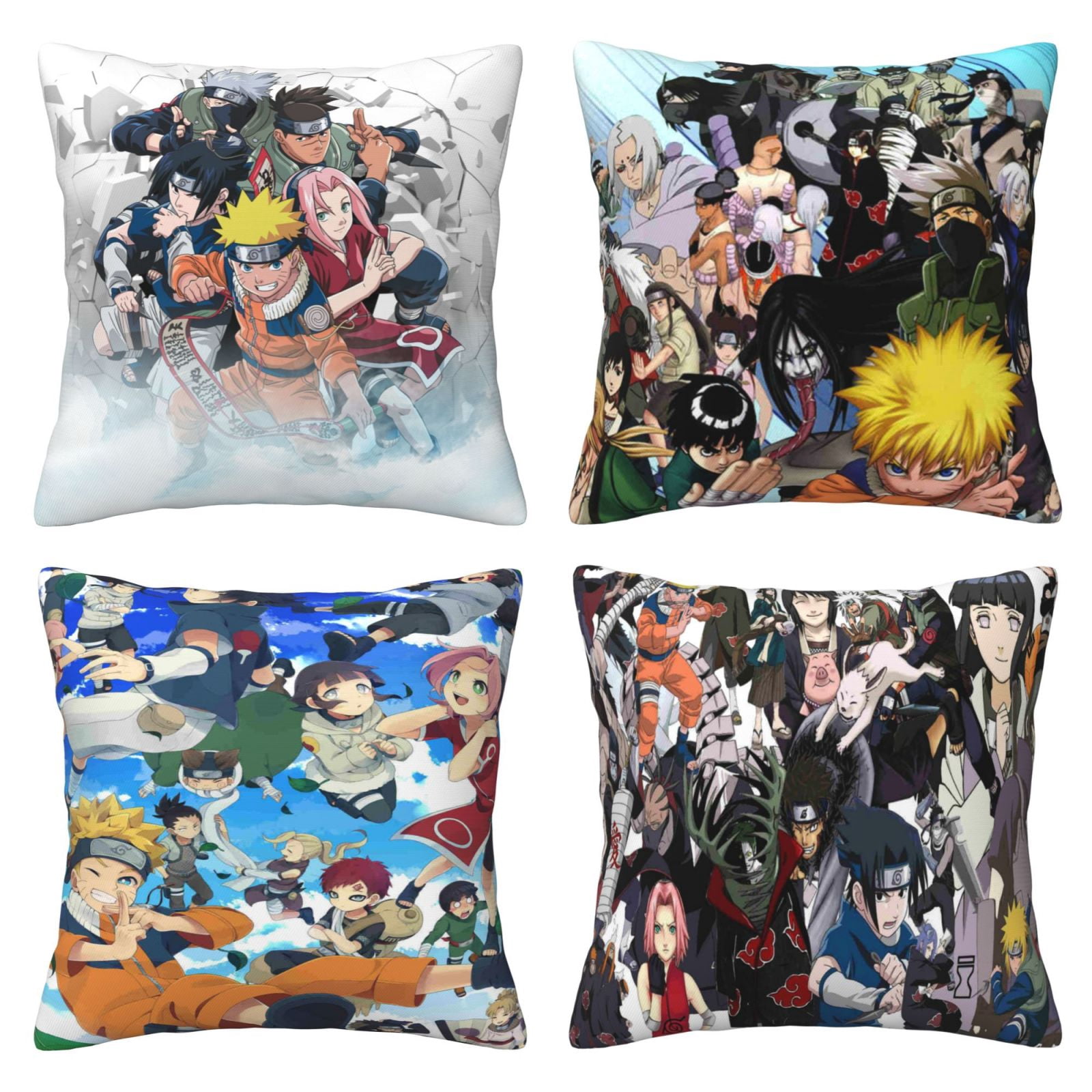 Dibujos animados Naruto Shippuden Uzumaki Naruto(3) Juego de 4 fundas ...