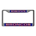 thumbnail image 1 of Rico Industries NCAA Boise State Broncos Laser Cut Inlaid Standard Chrome License Plate Frame, 1 of 1