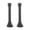 A003- Black, variant on Wall Mounted Spring Door Stoppers for Wall, Gold Rubber Door Stops, Door Wall Protector Bumpers, 2 Pack